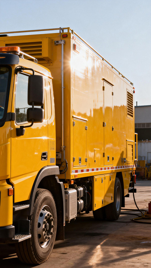 电源车柴油发电机组整体外观