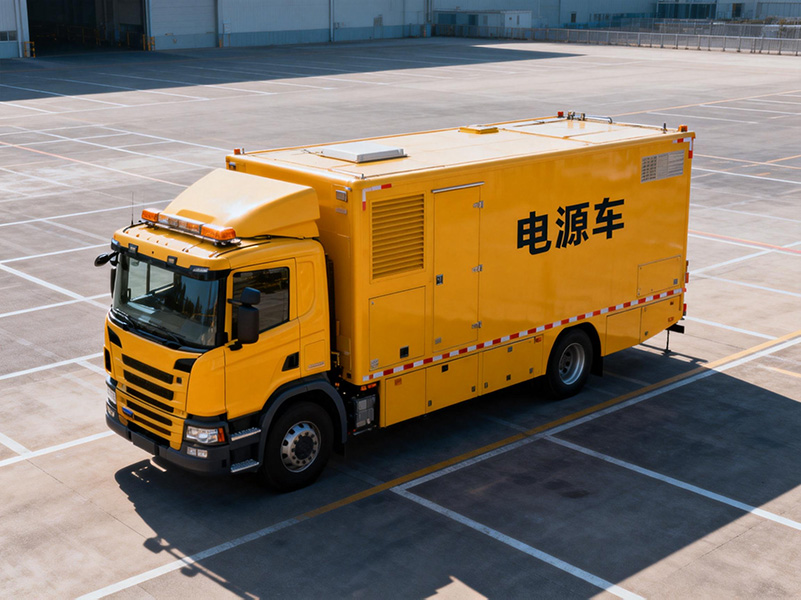 电源车野外作业场景