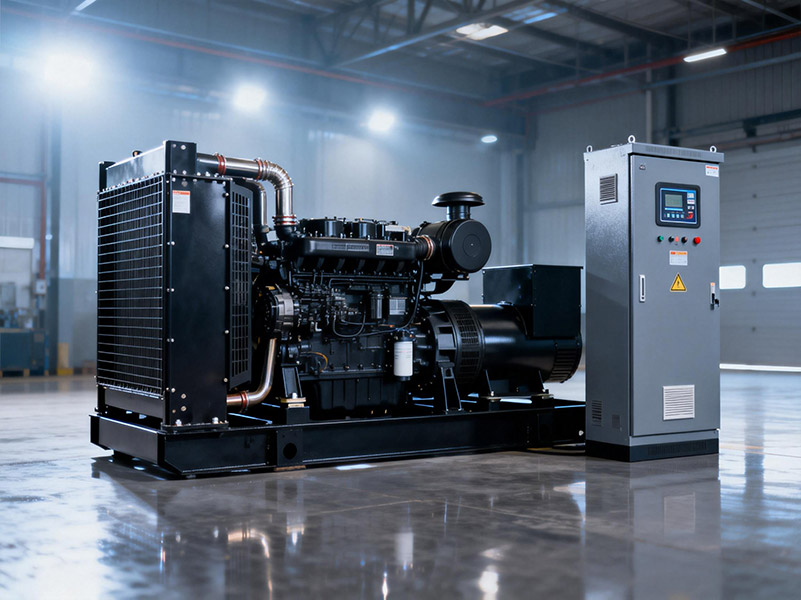 高压型柴油发电机组实物图