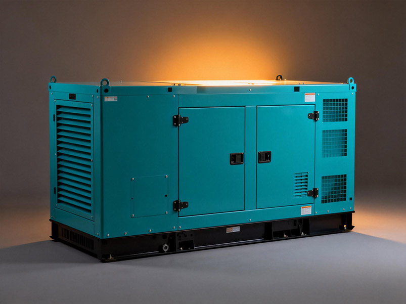 静音型柴油发电机组实物图