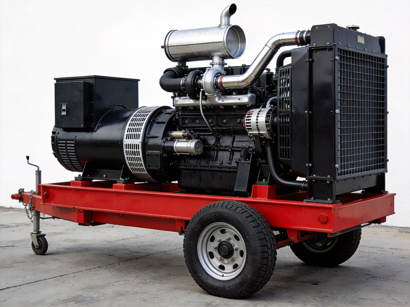 发电机组拖车底盘